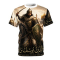 Saladin Warrior Graphic Tee — Medieval Islamic Hero All-Over Print