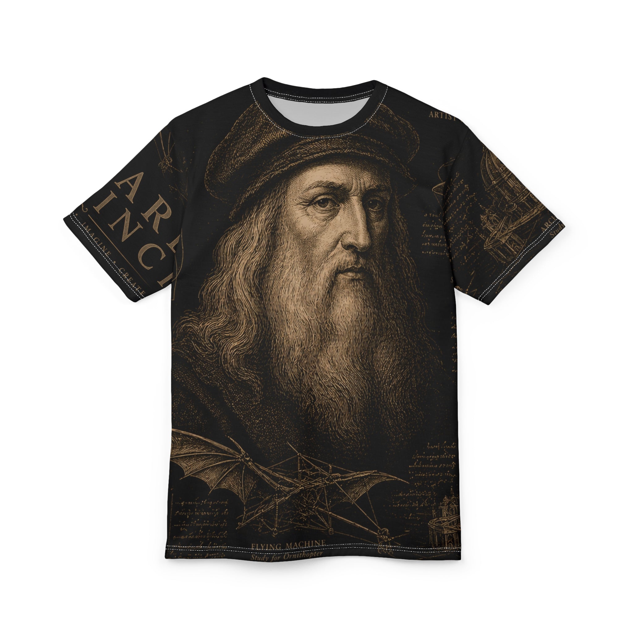 Leonardo da Vinci – The Universal Genius -All-Over Print Tee