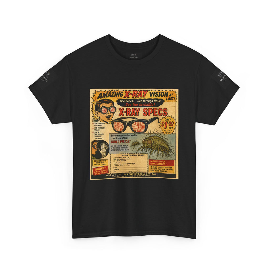 Vintage Comic Ad T‑Shirt — "Amazing X-Ray Vision" Graphic Tee  X-Ray Specs  | Forbidden History
