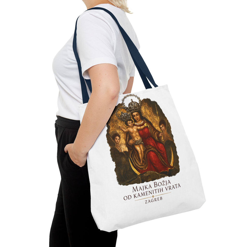 Madonna and Child Tote Bag — 'Majka Božja od Kamenitih Vrata' Zagreb Religious Art Tote
