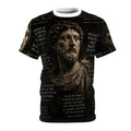 Marcus Aurelius Stoic Statue Tee — Meditations of an Emperor