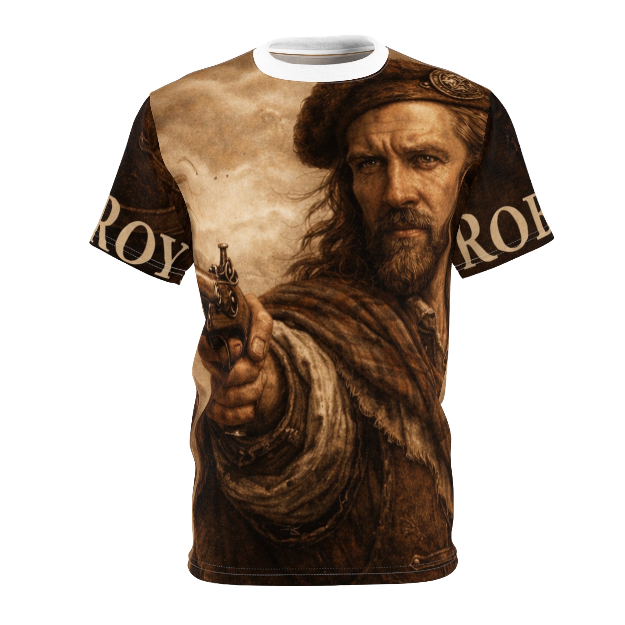 Rob Roy McGregor Tee —Highland Outlaw All-Over Print