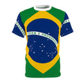 Brazil Flag T-Shirt — Ordem e Progresso All-Over Print Tee