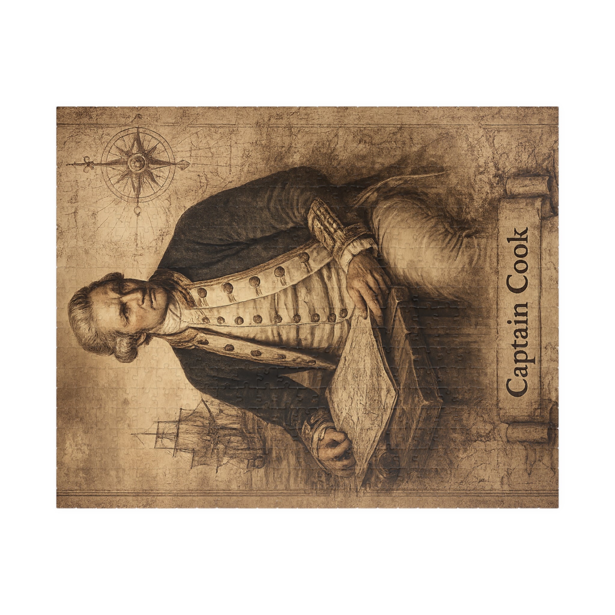 Captain James Cook Puzzle (110, 252, 520, 1014-piece)