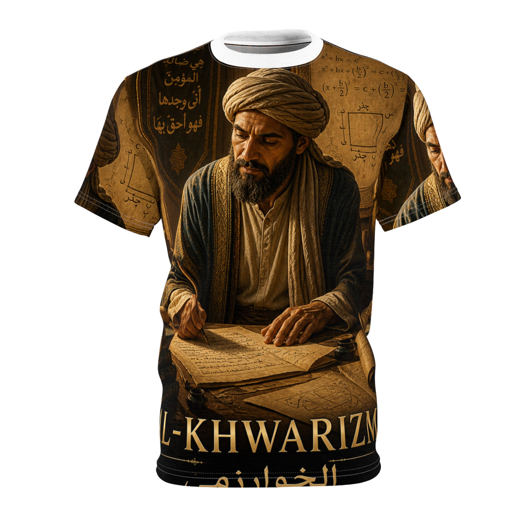 Al-Khwarizmi Portrait Tee — Islamic Golden Age Mathematician Graphic Shirt