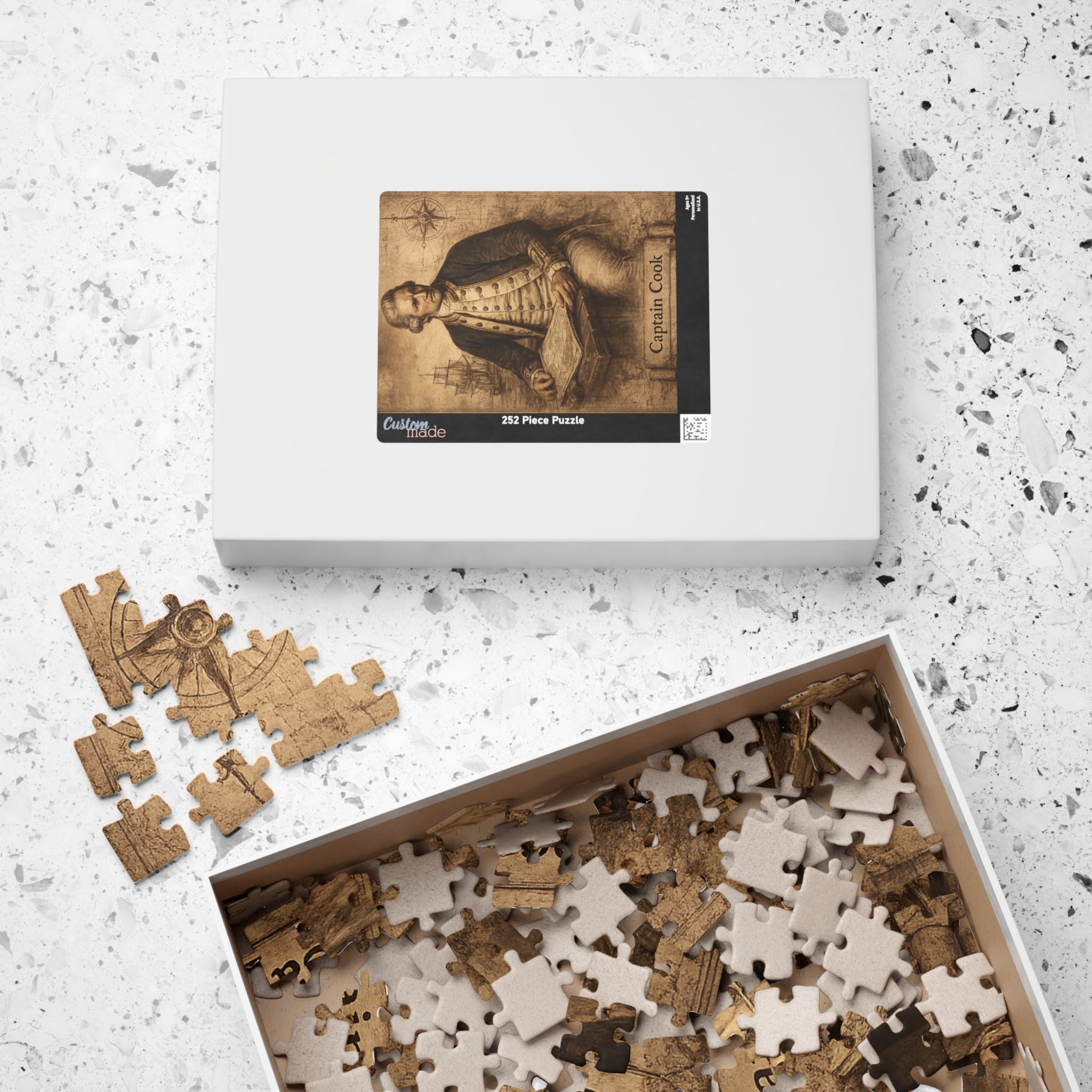 Captain James Cook Puzzle (110, 252, 520, 1014-piece)