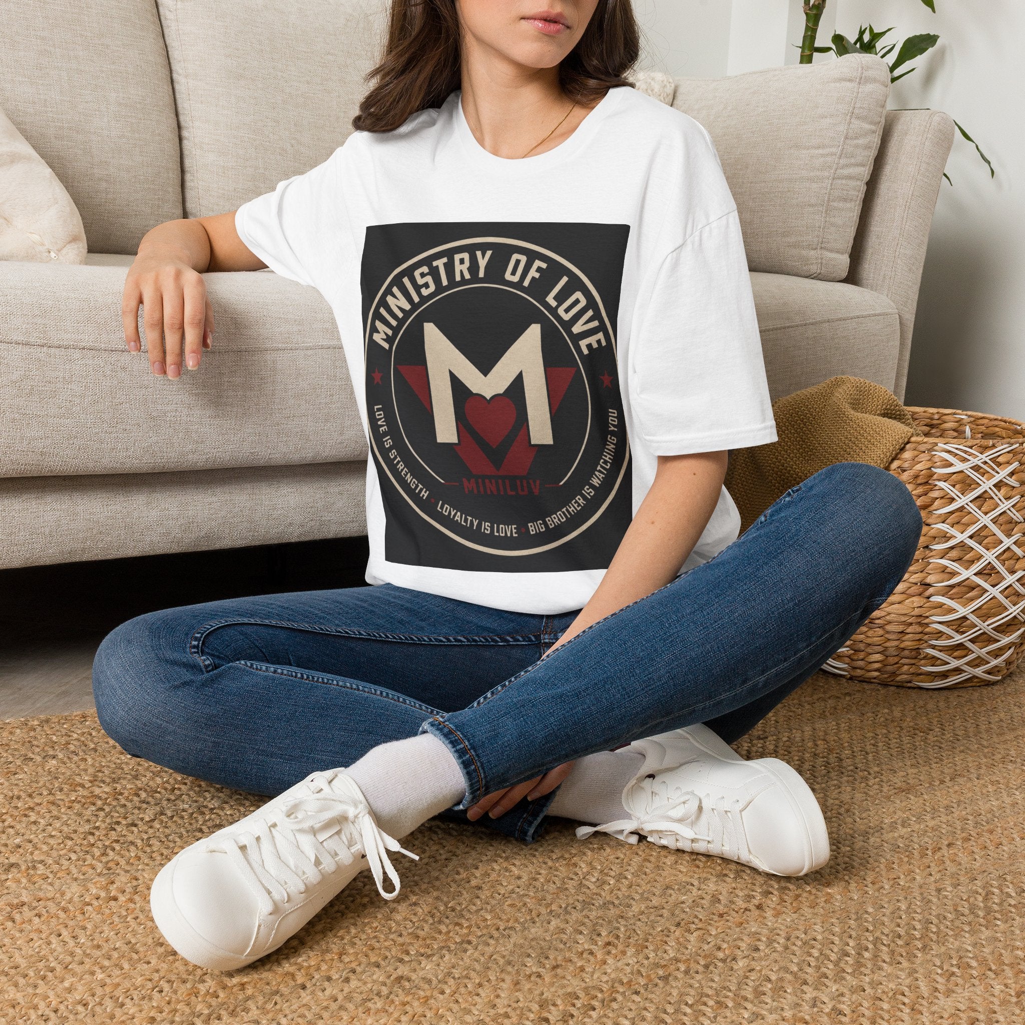 Ministry of Love Polo Shirt | Inspired by George Orwell’s 1984 | Dystopian Literary Apparel