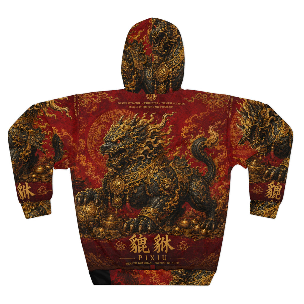 Pixiu Mythic Hoodie — Chinese Guardian Dragon Pullover
